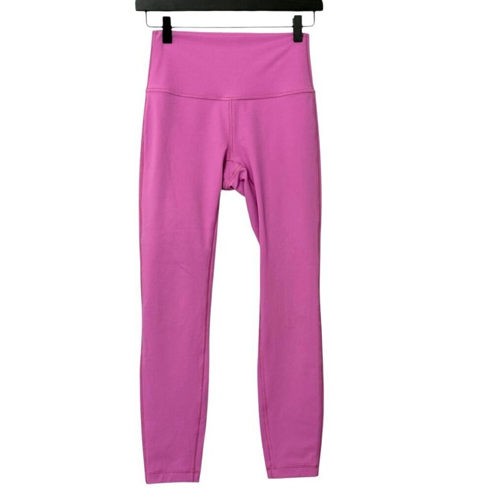 Lululemon Wunder Under High-Rise Tight 25" Full-On Luxtreme Magenta Glow Size 4 - Picture 8 of 8